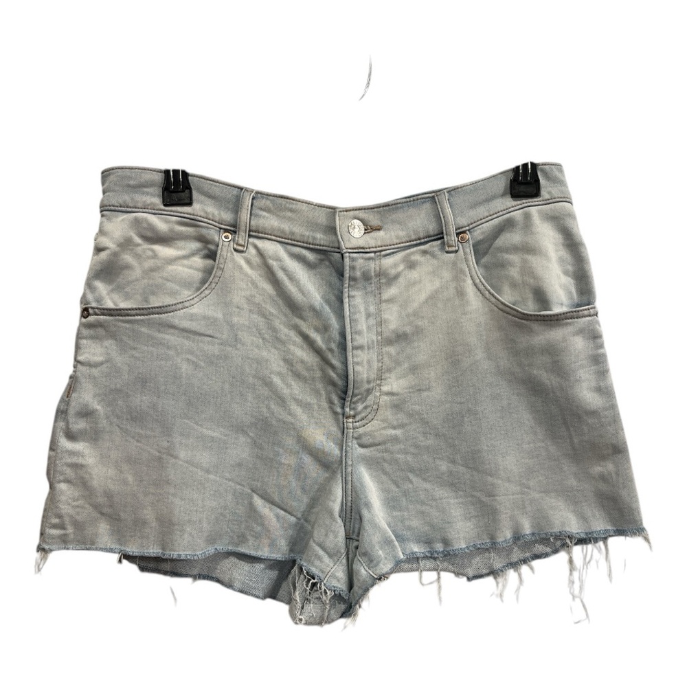 Express light wash Jean Shorts with Frayed Hem size 12